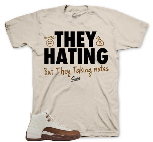 They Hating Graphic T-Shirt | Jordan 12 Fireside