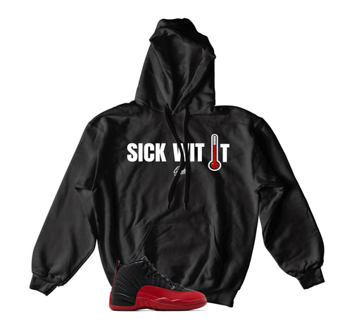 Retro 12 Flu Game Crest Hoody