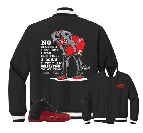 Retro 12 Flu Game No Matter Insulated Jacket