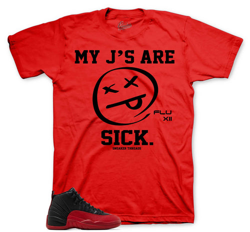 Retro 12 Flu Game J's Are Sick Shirt