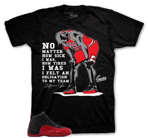 Retro 12 Flu Game No Matter Shirt