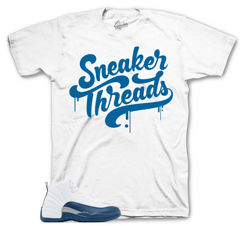 Retro 12 French Blue Sneaker Threads Shirt