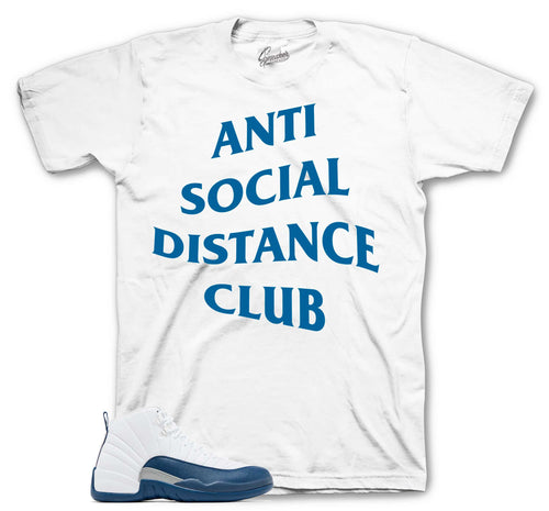 Retro 12 French Blue Distance Shirt