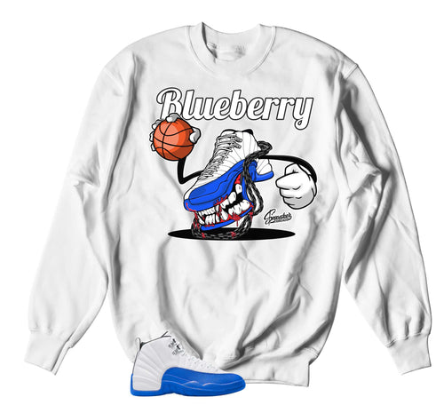 Retro 12 Blueberry Fly Kicks Sweater