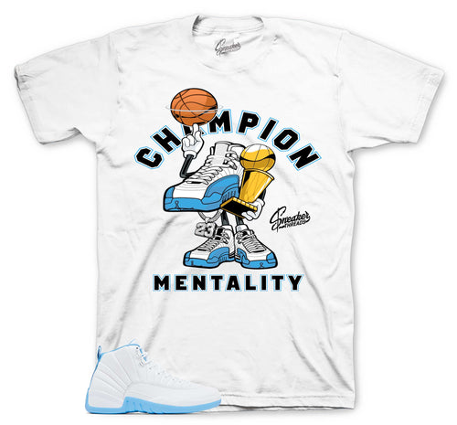 Retro 12 University Blue Champ Mentality Shirt