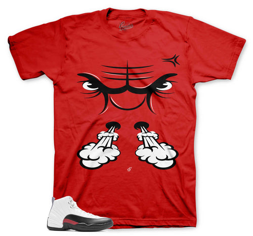 Retro 12 Taxi Flip Raging Face Shirt