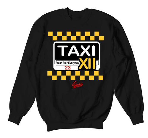 Retro 12 Taxi Service Sweater