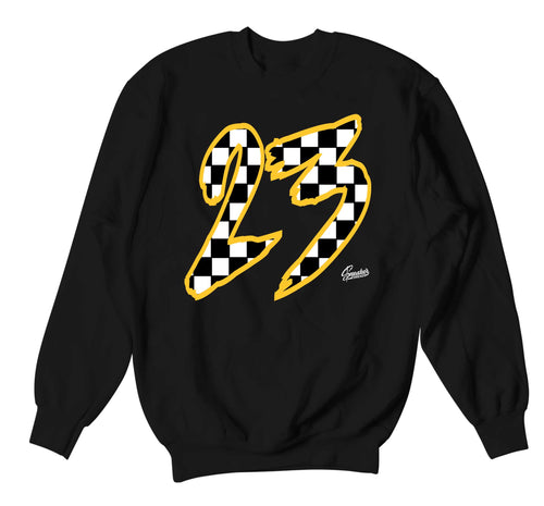 Retro 12 Taxi Checkered Sweater