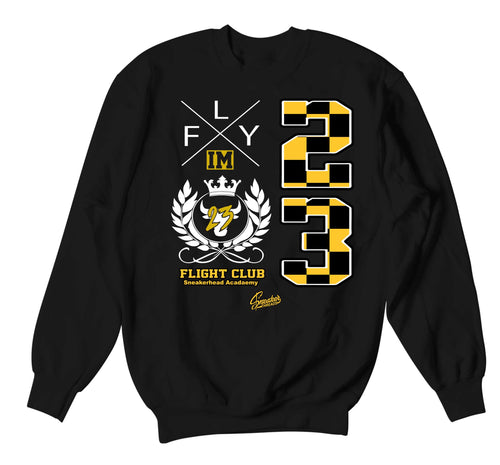 Retro 12 Taxi Flight Crest Sweater
