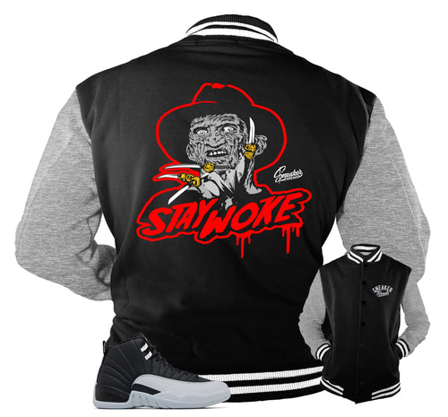 Retro 12 Wolf Grey Stay Woke Jacket