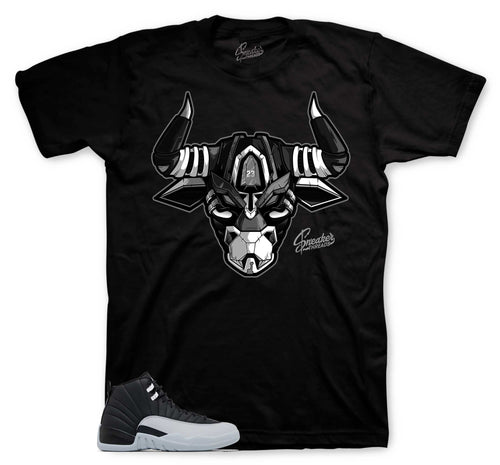 Retro 12 Wolf Grey War Bully Shirt