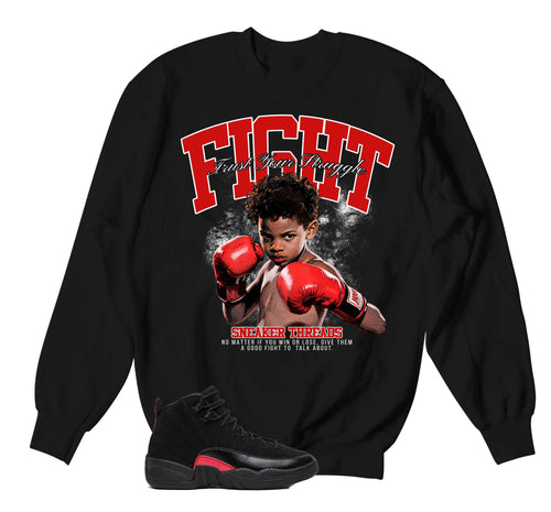 Retro 12 Bloodline Trust Your Struggle Sweater