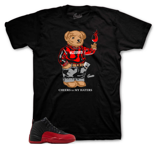 Retro 12 Flu Game Cheers Bear Shirt