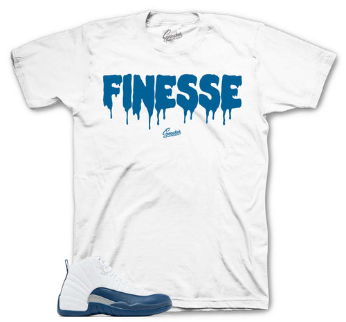 Retro 12 French Blue Finesse Shirt