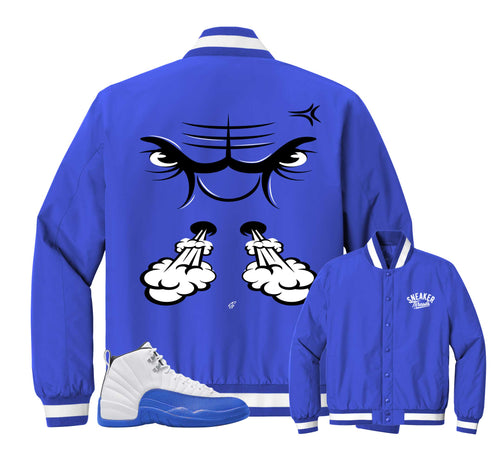 Retro 12 Blueberry Raging Face Insulated Jacket