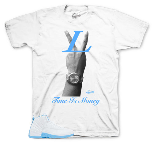 Retro 12 University Blue Time Is Money Shirt