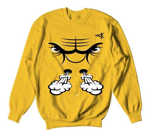 Retro 12 Taxi Raging Face Sweater