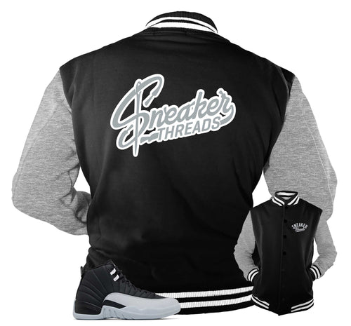 Retro 12 Wolf Grey Sneaker Threads Jacket