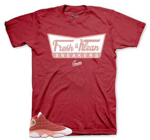 Retro 13 Dune Red Fresh & Klean Shirt