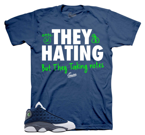 Retro 13 Flint They Hating Shirt