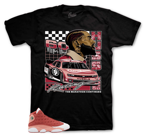 Retro 13 Dune Red Crenshaw Racing Shirt