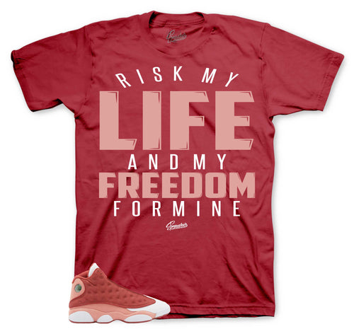 Retro 13 Dune Red My Life Shirt