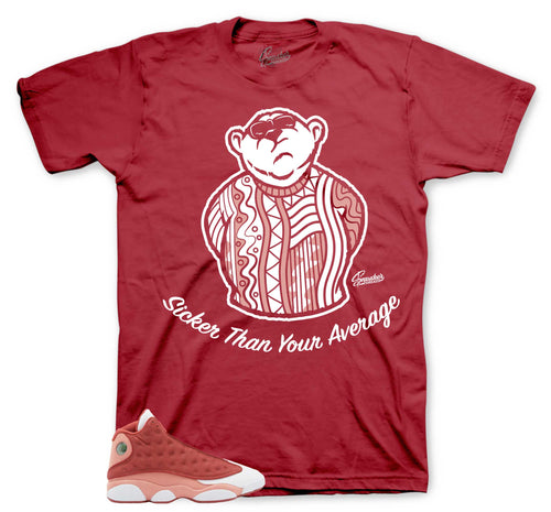 Retro 13 Dune Red Big Bear Shirt