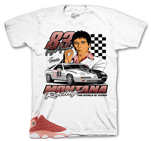 Retro 13 Dune Red Tony Racing Shirt