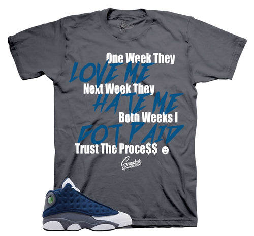 Retro 13 Flint Trust The Process Shirt