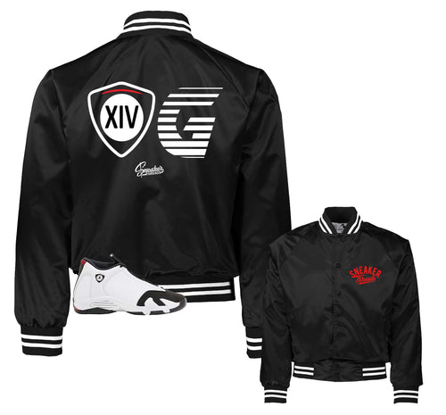 Retro 14 Black Toe Original Satin Jacket