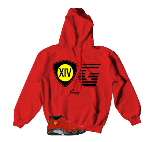 Retro 14 Challenge Red Original Hoody