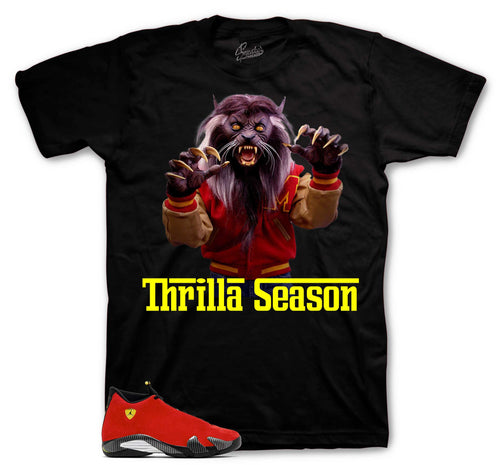 Retro 14 Challenge Red Poster Shirt