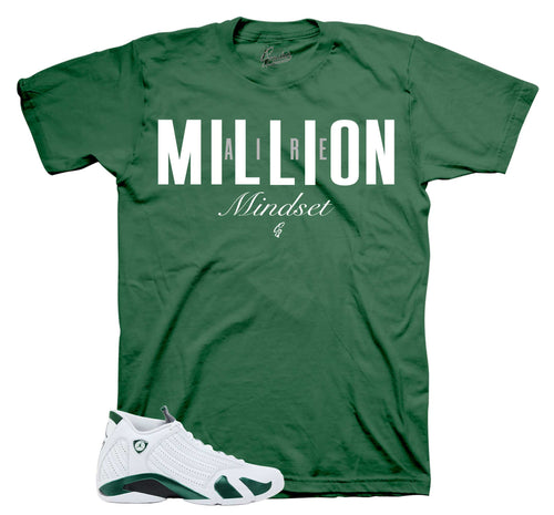 Millionaire Graphic T-Shirt | Jordan 14 Forest Green