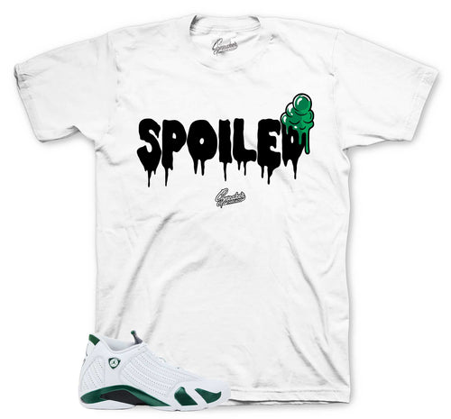 Spoiled Graphic T-Shirt | Jordan 14 Forest Green