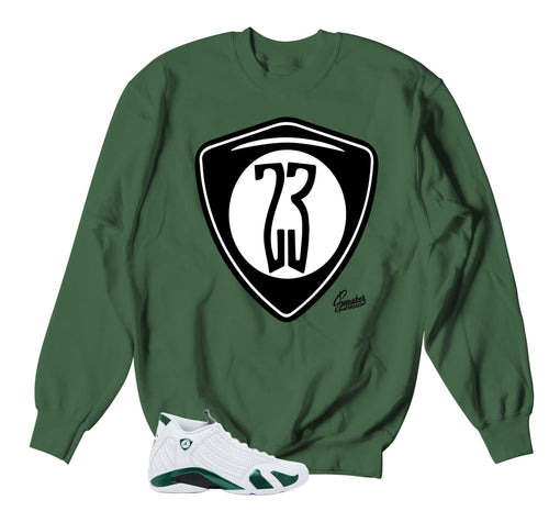 Shield Sweater | Jordan 14 Forest Green