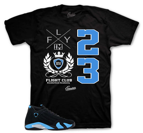 Retro 14 University Blue Flight Crest Shirt