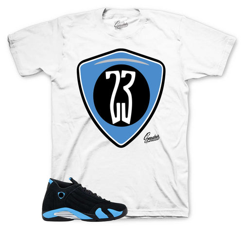 Retro 14 University Blue Shield Shirt