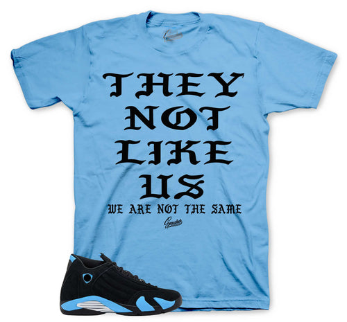 Retro 14 University Blue Not Like Us Shirt