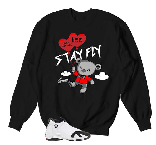 Retro 14 Black Toe Money Over Love Sweater