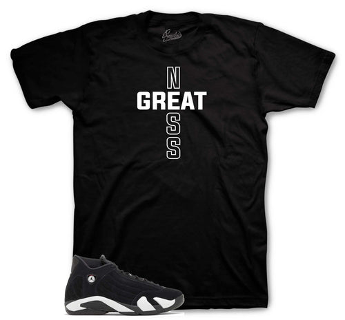 Retro 14 Black/White Greatness Cross Shirt