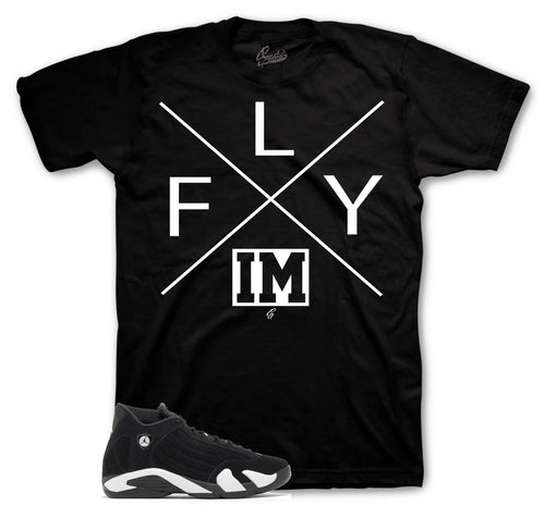 Retro 14 Black/White I'm Fly Shirt