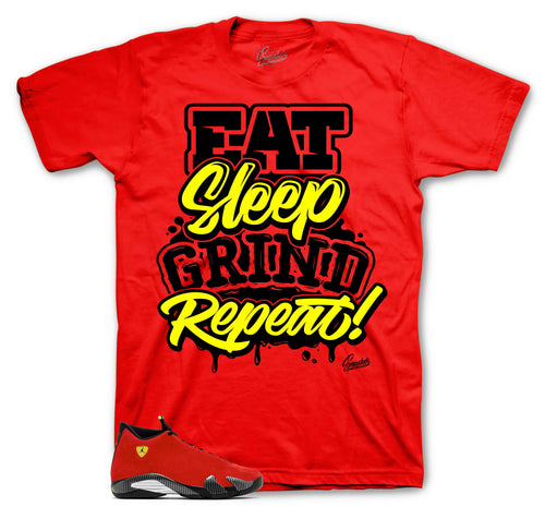 Retro 14 Challenge Red Daily Routine Shirt