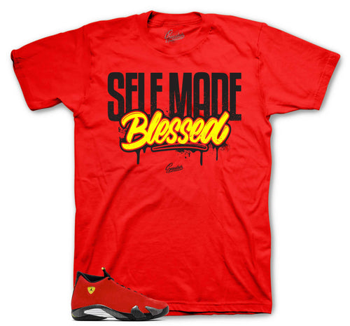 Retro 14 Challenge Red Self Made Shirt