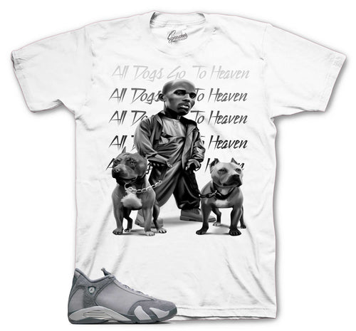 Retro 14 Flint Grey All Dogs Shirt