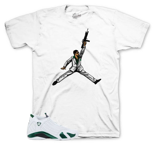 Air Tony Graphic T-Shirt | Jordan 14 Forest Green