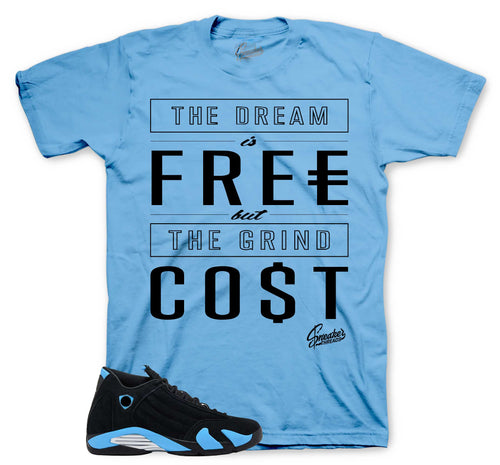 Retro 14 University Blue Cost Shirt