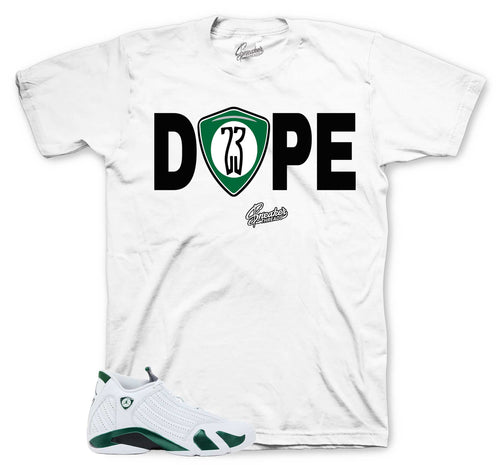 Dope Graphic T-Shirt | Jordan 14 Forest Green