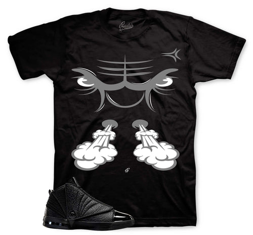 Raging Face Graphic T-Shirt | Jordan 16 Black Pack