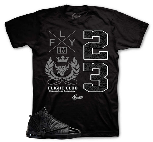 Flight Crest Season Graphic T-Shirt | Jordan 16 Black Pack