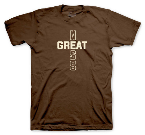 Retro 1 Baroque Brown Sail Greatness Cross Shirt